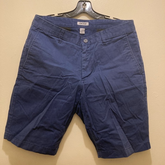 Mens Navy Blue DKNY Shorts - Picture 1 of 4
